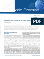 Economic Premise: Subnational Debt Finance and The Global Financial Crisis