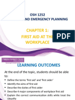 Chapter 1 First Aid in The Workplace