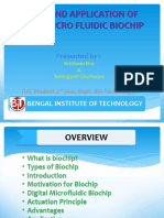 Design and Application of Digital Micro Fluidic Biochip