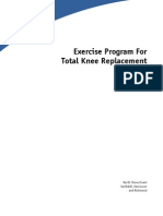 Exercise Program For Total Knee Replacement: North Shore/Coast Garibaldi, Vancouver and Richmond