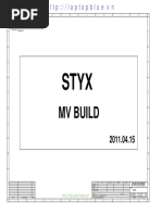 HP Elitebook 2560p Inventec Styx MV Laptop Schematics