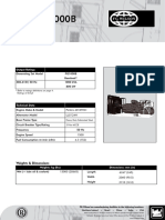 PG1000B Generating Set Ratings and Technical Data