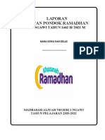 Laporan Kegiatan Pondok Ramadhan