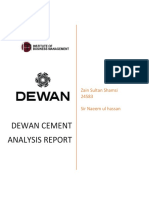 Dewan Cement Analysis Report