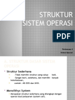 Struktur Sistem Operasi