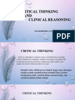 Critical Thinking and Clinical Reasoning