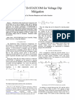 Control of D-STATCOM for Voltage Dip Mitigation