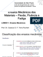 Aula 5 - Flexao - Fadiga - Fluencia