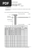 Lateral Capacity using Broms method example