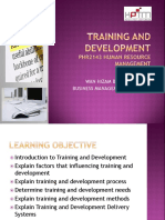 Training and Development Process