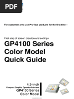 GP4100 Series Color Model Quick Guide