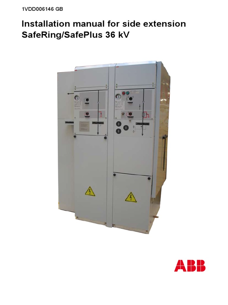 1VDD006146 GB RMU Safeplus Installation Manual For Side Extension 36kV ...