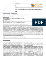 Problem Solving and Counter Measures For Road Accident Prone Environments