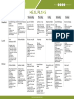 Meal Plans for Members Real Start 1