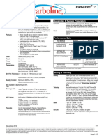 Carbozinc 11: Selection & Specification Data Substrates & Surface Preparation