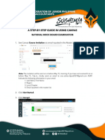 A Step-By-Step Guide in Using Canvas: National Mock Board Examination
