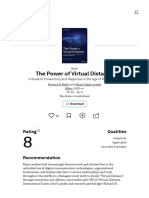 The Power of Virtual Distance Free Summary by Richard R. Reilly and Karen Sobel Lojeski