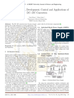 A Review of Design, Development, Control and Applications of DC-DC Converters