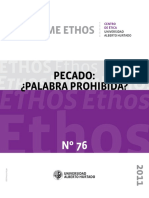 Informe Ethos 76- Pecado, palabra prohibida?