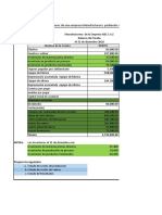 Estados financieros empresa manufacturera Balance General