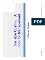 Module 3 - Variable Costing