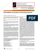 Mesh Implants: An Overview of Crucial Mesh Parameters: Lei-Ming Zhu, Philipp Schuster, Uwe Klinge