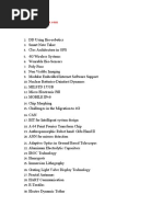 Download list of seminar topics by ER_GIRRAJ SN50845055 doc pdf