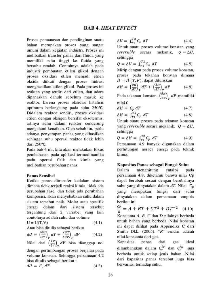 Efek Panas dalam Proses Industri | PDF | Sains & Matematika