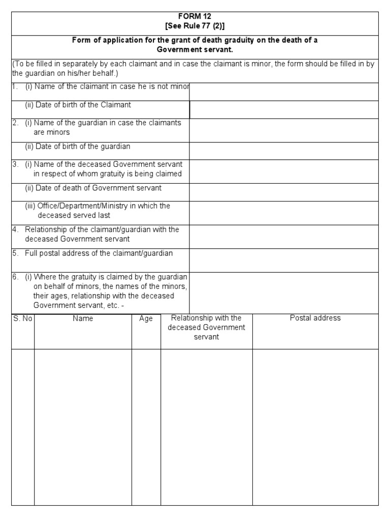 FORM12 | PDF | Politics | Law