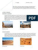 4 Types of Deserts Subtropical Deserts