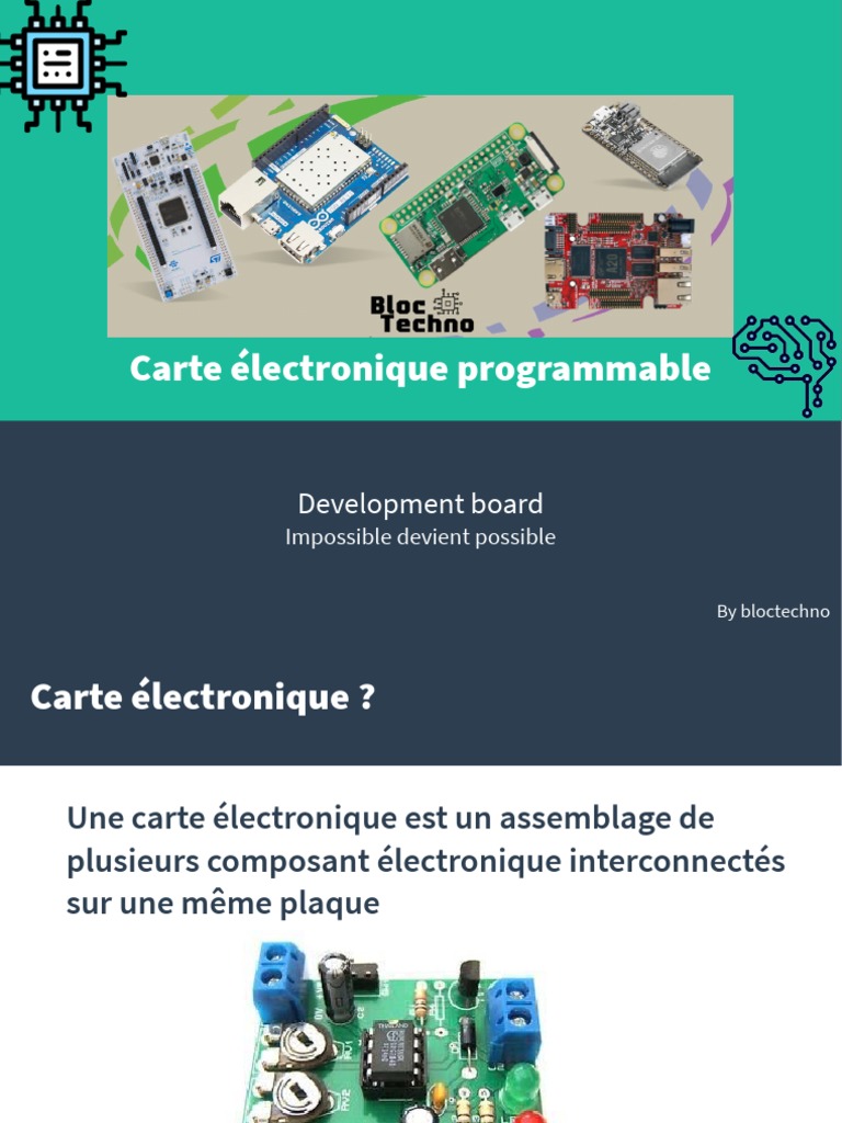 Carte Programmable | Télécharger gratuitement PDF | Microcontrôleur ...