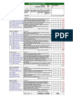 Location: Score: Scored By: Date: Previous Score:: 5S Production Area Audit