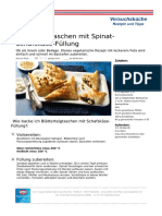 Rezepte PDF Blaetterteigtaschen Mit Spinat Schafskaese Fuellung