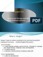 Chapter Five: Interaction Design and HCI