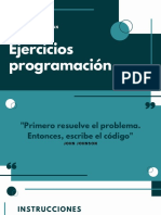 Ejercicios Programación