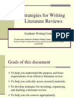 03. PPTS on Strategies for writing Literature Reviews