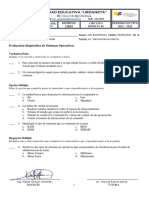 Evaluacion Diagnostica de SisOp 2DO BT