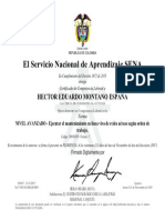 NIVEL AVANZADO - Ejecutar El Mantenimiento en Linea Viva de Redes Aereas Segun Orden de Trabajo.