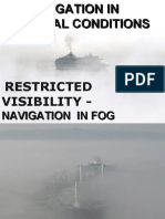 NAVIGATION IN FOG - SAFETY STEPS