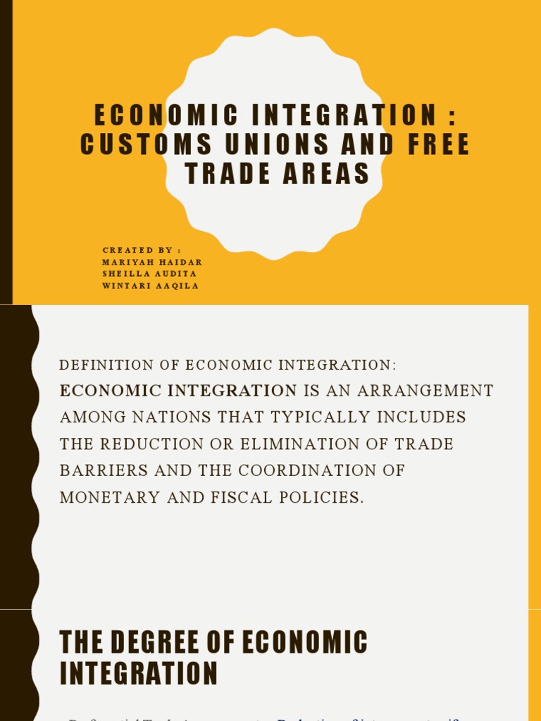 Understanding Economic Unions | PDF | Finance & Money Management