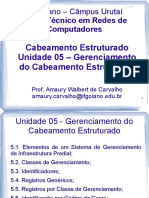 Unidade 05 - Gerenciamento Do Cabeamento Estruturado