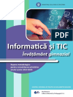 Informatica Si TIC - GIMNAZIU Paginat BT - Corectat