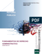 Guía de Estudio Pública: Fundamentos de Derecho Administrativo
