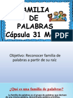 Familia de Palabras