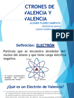 Electrones de Valencia Y Valencia: Alvaro Florez Sampayo