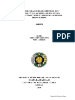 Penetapan Kadar Kloramfenikol Dan Prednisolon Dalam Sediaan Krim Secara Spektrofotometri Derivatif Dengan Metode Zero Crossing