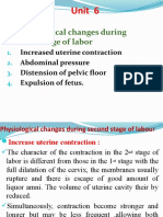 Physiological Changes During Second Stage of Labor: Unit 6