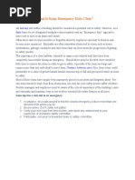 Access and Egress Safety Guidelines | PDF | Personal Protective ...