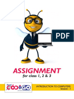 Assignment: For Class 1, 2 & 3