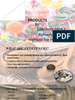 Sweetening Agents in Confectionery Products